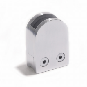 Pince à verre en acier inoxydable de type D avec plaque