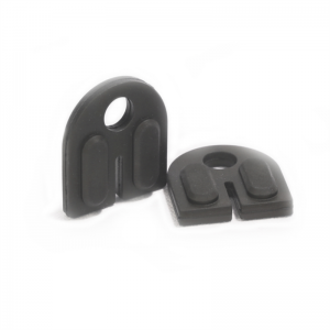 Pince à verre en acier inoxydable de type D avec plaque