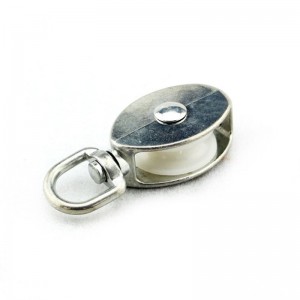 Alliage de zinc poulie nylon poulie oeil moulé