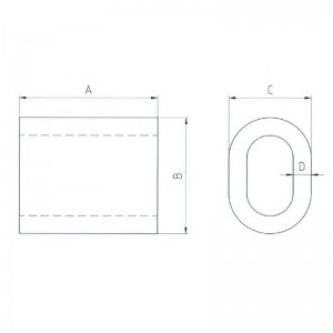 Manchon ovalisable en acier S-506 Manchon non conique