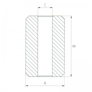 Boutons d'arrêt en acier S-409 Swaging Sleeve