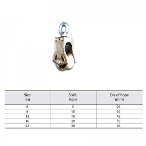 Chalut bloc galvanisé à chaud