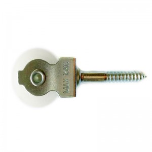 Alliage de zinc poulie nylon poulie oeil moulé