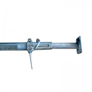 Support en acier réglable d'échafaudage galvanisé à chaud