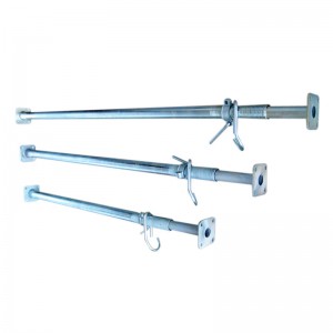 Support en acier réglable d'échafaudage galvanisé à chaud