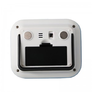 Écran tactile 24 heures Compteur Alarme de jauge Seconde horloge avec aimant Tenture murale Portable minuterie