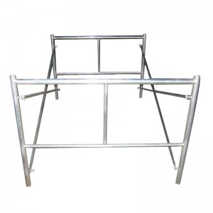 Plaque de zinc pour cadre vertical d'échafaudage 1219 x 914mm