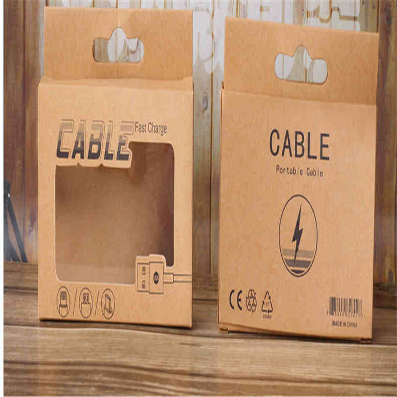 Emballage de carton ondulé en carton imprimé sur mesure en papier kraft brun