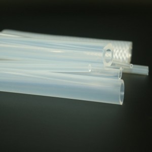 Tubes haute résistance en caoutchouc de silicone transparent pour machines