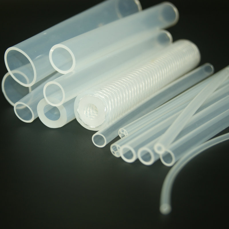 Tubes en caoutchouc de silicone hautement élastiques / tuyaux en caoutchouc de silicone sur mesure pour les machines.