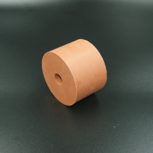 Coussin en caoutchouc naturel / colonne en caoutchouc anti-vieillissement de couleur rouge pour des outils d'essai de véhicule