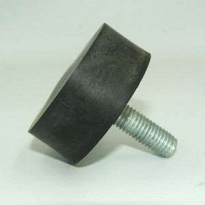 Amortisseur en caoutchouc de type mâle sur mesure avec vis pour machines