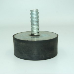 Amortisseur en caoutchouc de type mâle sur mesure avec vis pour machines