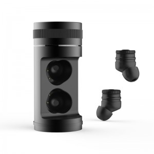 Écouteurs WS-36-Smart Voice Translator avec chargeur de batterie sans fil Dual Mic Translator pour les entreprises de voyages