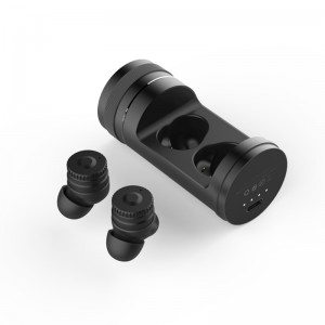 Écouteurs WS-36-Smart Voice Translator avec chargeur de batterie sans fil Dual Mic Translator pour les entreprises de voyages