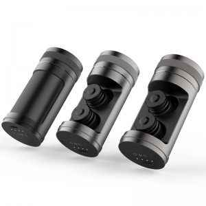 Écouteurs WS-36-Smart Voice Translator avec chargeur de batterie sans fil Dual Mic Translator pour les entreprises de voyages