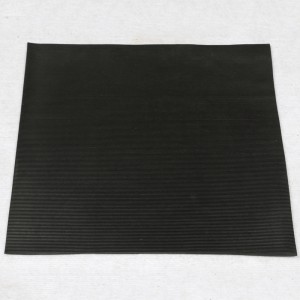 Feuille de caoutchouc SBR à nervures fines antistatique pour statines de puissance