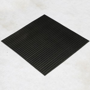 Feuille de caoutchouc SBR à nervures fines antistatique pour statines de puissance