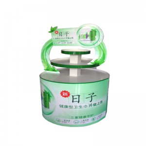 Présentoir brillant de carton de position de compartiment de CMYK pour vendre le jouet d'enfants