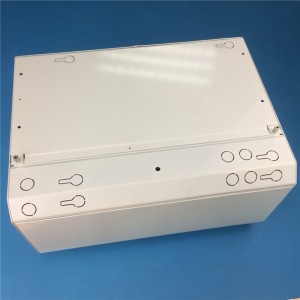 SPCC adapté aux besoins du client recourbant le coffret électrique en acier en métal de fabrication