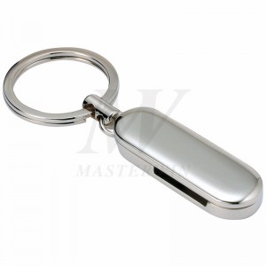 Porte-clé en métal avec stockage de pièces en euros (pour 1 euro en euros) _B62729