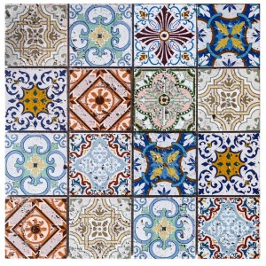 Mosaïque de marbre de style marocain à la mode pour dalles de dosseret