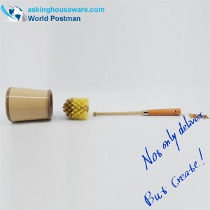 Akbrand Toilet Bowl Brush Set Poignée de plage avec support