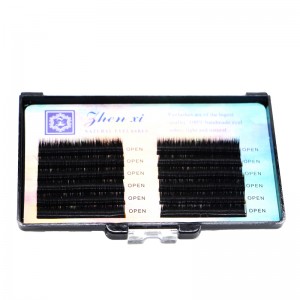 Usine directe J / B / C / D / L Extensions individuelles de cils en gros.