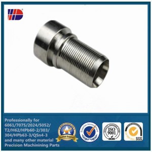 La précision en métal de usinage de commande numérique par ordinateur partie la pièce en métal de haute précision