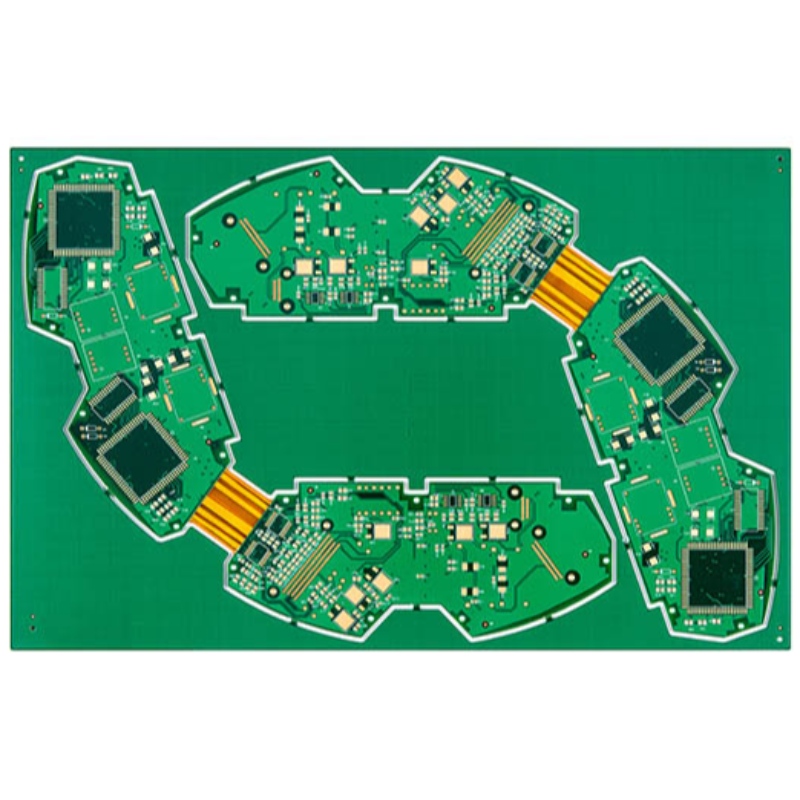 Circuit imprimé rigide pour carte de circuit imprimé avec encre verte pour masque de soudure