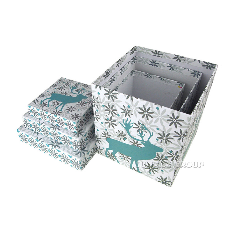 Boîte à gâteaux d'emballage pour cadeau de Noël au design personnalisé