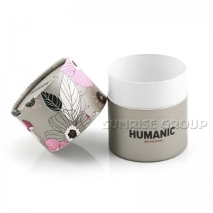 Boîte d'emballage de chaussette de stockage de cadeau de vente chaude en forme de cylindre