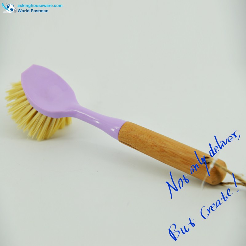 Akbrand Brosse De Nettoyage Pour Vaisselle En Bambou