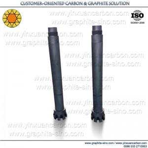 Rotor et arbre de dégazage en graphite