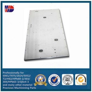 pièces de usinage de commande numérique par ordinateur de feuille d'aluminium de usinage de commande numérique par ordinateur avec le sandlblast anodisé