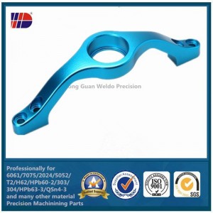 Pièces de fraisage en aluminium de commande numérique par ordinateur de rechange en aluminium faites sur commande de fournisseur de la Chine avec anodize