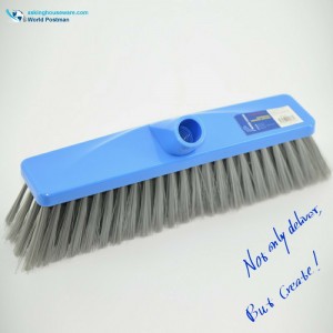 Tête de balai en plastique Akbrand avec planche de brosse plus large à filetage oblique