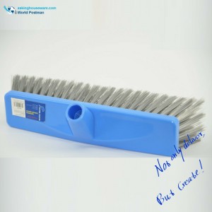 Tête de balai en plastique Akbrand avec planche de brosse plus large à filetage oblique