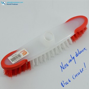 Akbrand Petite Taille Push Brush avec TPR Bordure Brush Board Court Dur Poils En PP