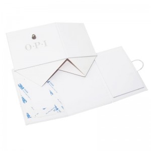 Boîte de papier d'emballage pliable pliable de stratification brillante de logo d'argent d'argent d'impression faite sur commande