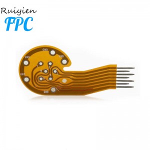 Bonne qualité pas cher fpc 1020 flexible circuit imprimé pcb capacitif fpc capteur d'empreintes digitales pour système d'inscription d'électeur