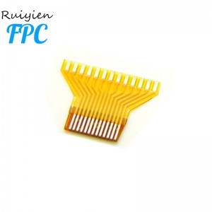 Assemblage Fpc fabricant pour 1020 empreintes digitales capteur doigt d'or FPC câble Fabricant Flexible Circuit Imprimé usine