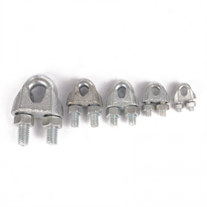 Agrafe de câble métallique d'ascenseur de gréements en acier d'industrie de qualité