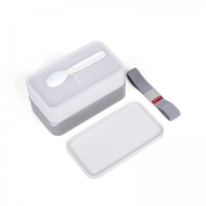 Boîte de bento en plastique écologique pour enfants sans bureau / micro-ondes sans BPA