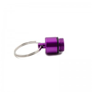 Capsule en alliage d'aluminium avec porte-clés