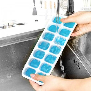 Plateaux 14 glaces flexibles en silicone durable à dégagement facile