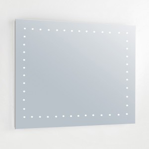 Miroir lumineux avec miroir de salle de bains éclairé par rétroéclairage à LED de l'UE et des États-Unis - ENE-AL-106