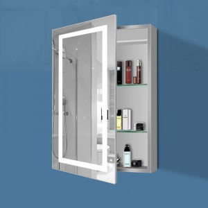 Cabinet de médecine miroir-ENE-AC-101 de miroir éclairé à contre-jour éclairé par LED de luxe de l'UE et des Etats-Unis