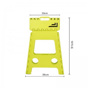 Marchepied pliant en plastique léger pour le bain, la cuisine et le pique-nique