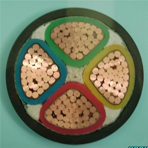 0.6 / 1kv câble d'alimentation xlpe isolé 4C 25mm2 4C 16mm2 pour IEC60502
